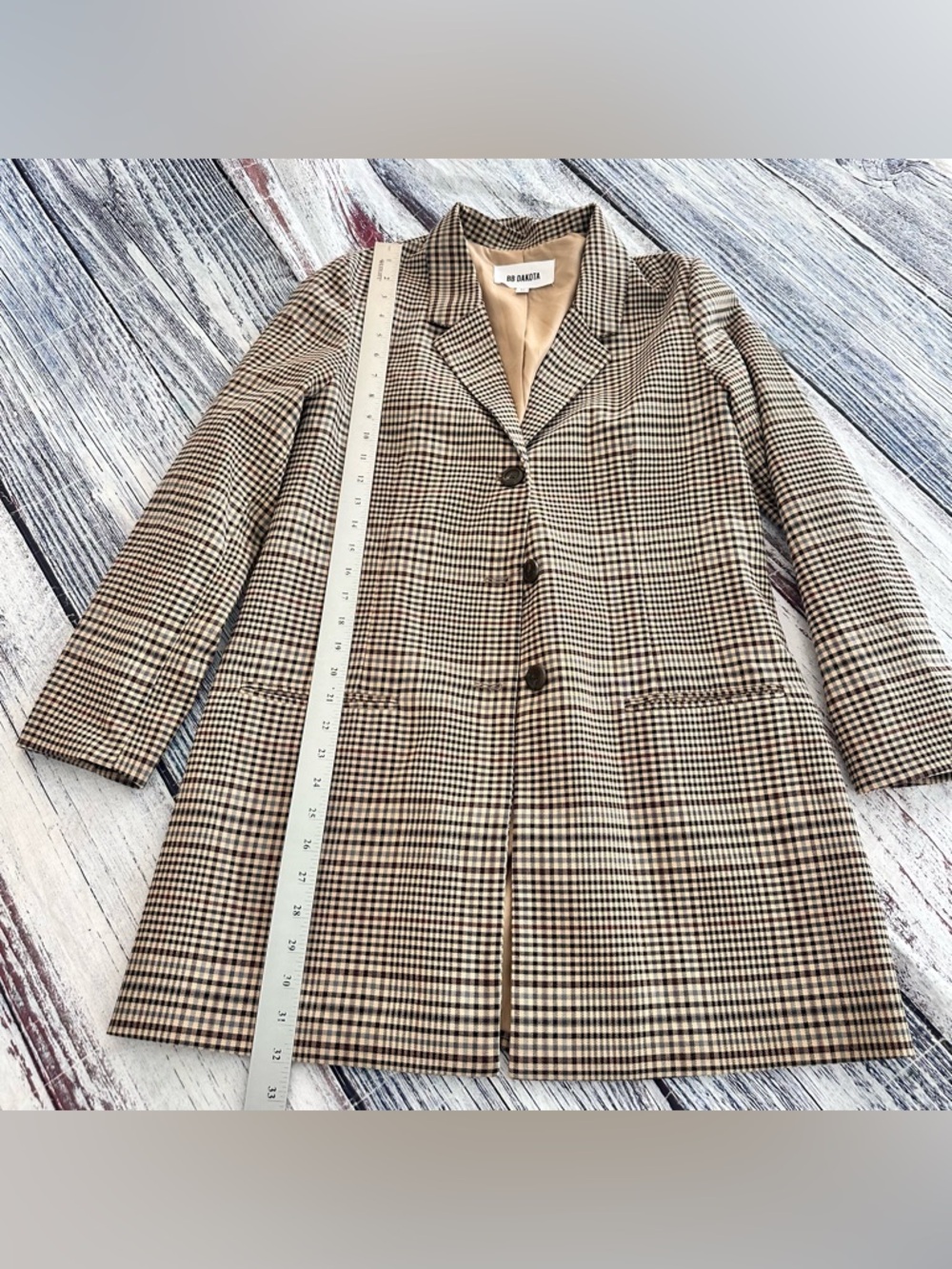 BB Dakota Check This Out Jacket Brown - Picture 8 of 8